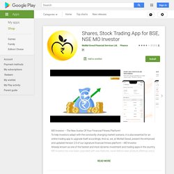 Investment App for Mutual Fund, Shares
