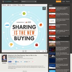Sharing is the New Buying: How to Win in the Collaborative Economy