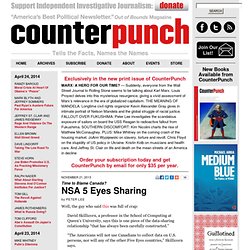 NSA 5 Eyes Sharing » CounterPunch: Tells the Facts, Names the Names - Iceweasel
