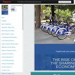 The Rise of the Sharing Economy- PapyrusEditor