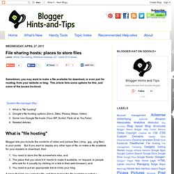 Blogger-Hints-and-Tips