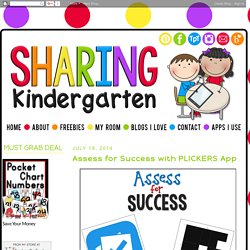 Sharing Kindergarten: Assess for Success with PLICKERS App