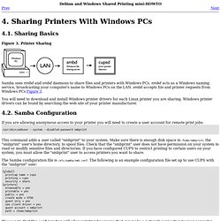 Sharing Printers With Windows PCs