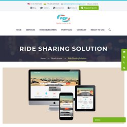 Ride Sharing Solution - WDP Technologies Pvt. Ltd.