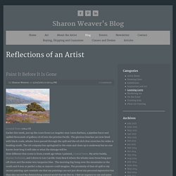 Sharon Weaver's Blog: Plein Air Painting