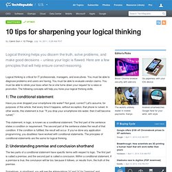 10 tips for sharpening your logical thinking