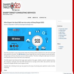 Relevant SEO Services at SharpTarget SEO