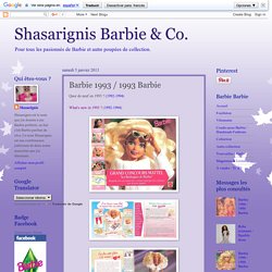Shasarignis Barbie & Co.: Barbie 1993 / 1993 Barbie