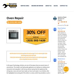 Oven repair