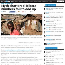 Myth shattered: Kibera numbers fail to add up