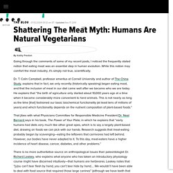 Kathy Freston: Shattering The Meat Myth: Humans Are Natural Vegetarians