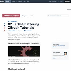 82 Earth-Shattering ZBrush Tutorials