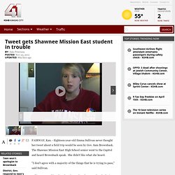 Tweet gets Shawnee Mission East student in trouble