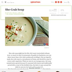 She-Crab Soup recipe