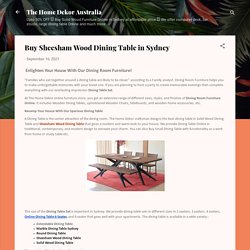 Buy Sheesham Wood Dining Table in Sydney