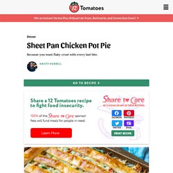 Sheet Pan Chicken Pot Pie