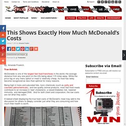 This Sheet Shows Exactly How Much McDonald's Menu Costs