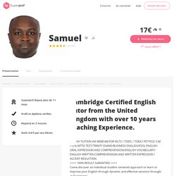 Samuel - Sheffield, : Cambridge Certified English Tutor from the United Kingdom with over 10 years teaching Experience.