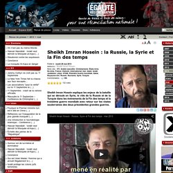 Sheikh Imran Hosein : la Russie, la Syrie et la Fin des temps