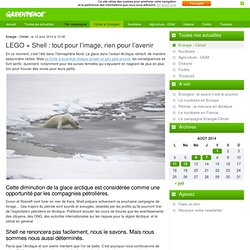 LEGO + Shell : tout pour l’image, rien pour l’avenir