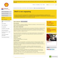 Shell in een oogopslag - Nederland