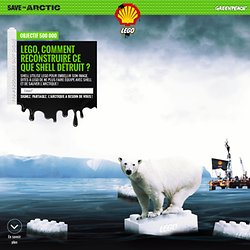 Shell - Lego - L'Arctique n'est pas un jouet !