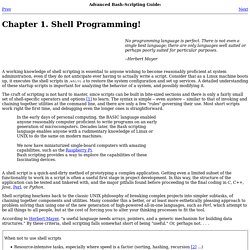 Shell Programming!
