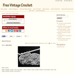 Free Vintage Crochet Patterns