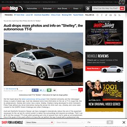 Audi drops more photos and info on "Shelley", the autonomous TT-S