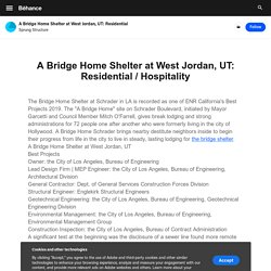 A Bridge Home Shelter at West Jordan, UT: Residential / Hospitality