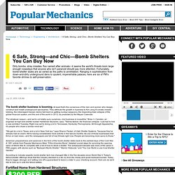 Bomb Shelters - Reviews of Bomb Fallout Shelters