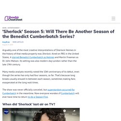 Will there be another season of Sherlock?