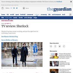 TV review: Sherlock