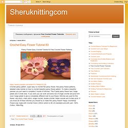 com: Free Crochet Flower Tutorials