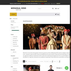 Designer Wedding Sherwani Groom Online Shopping in Delhi