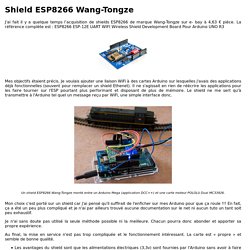 Shield ESP8266 Wang-Tongze
