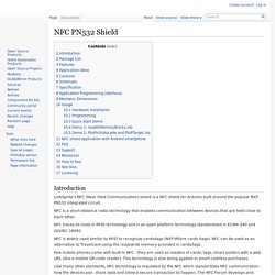 NFC PN532 Shield - LinkSprite Playgound