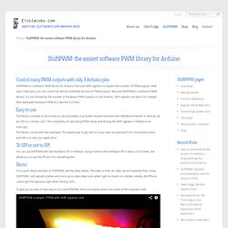 ShiftPWM: the easiest software PWM library for Arduino
