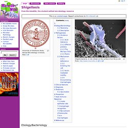 Shigellosis - MicrobeWiki