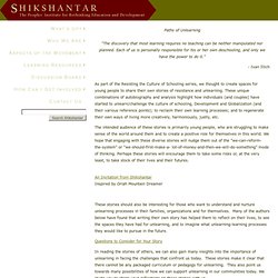 Shikshantar - The Peoples' Institute for Rethinking Education and Development
