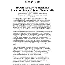 Shimatsu - HAARP And How Fukushima Radiation Beamed To Oz