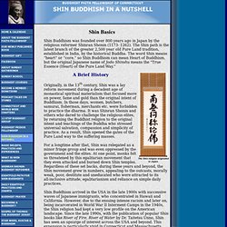 SHIN BUDDHISM IN A NUTSHELL