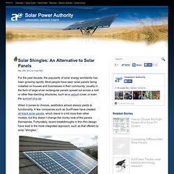 Solar Shingles: An Alternative to Solar Panels