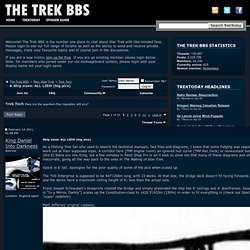 Ship sizes: ALL LIES! (big pics) - The Trek BBS