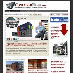 Shipping Container Homes - How to Plan, Design and Build your own House out of Cargo Containers »