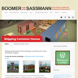 Asheville Shipping Container Home Design, Big Boom Box ISBU homes, North Carolina