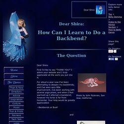 Dear Shira: Please Help Me Learn to Do Backbends!