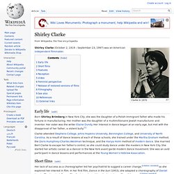 Shirley Clarke