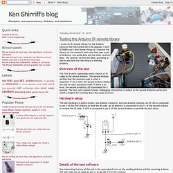 Testing the Arduino IR remote library