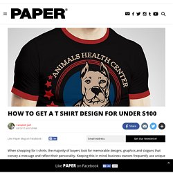 How To Get a T Shirt Design For Under $100 - Campbell_Joef